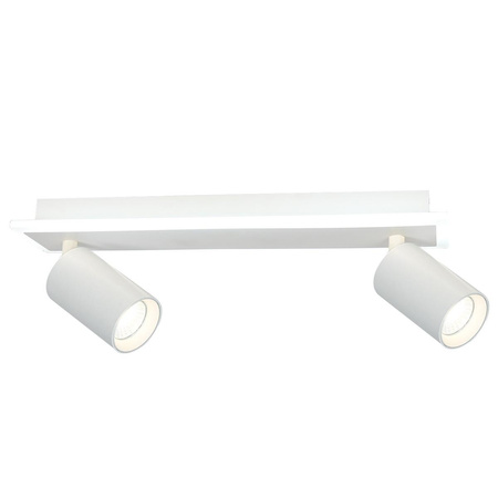 Lampa sufitowa Parma 2 z listwą – idealne oświetlenie do każdego wnętrza (LP-0612/2WS WH) - Light Prestige