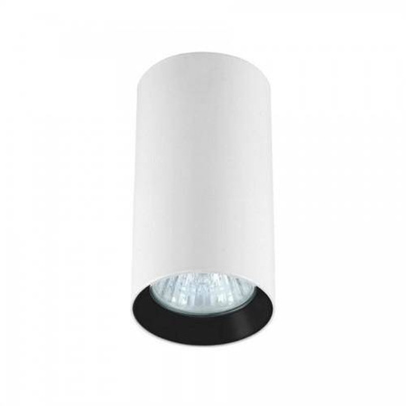 Oczko Manacor białe/czarny ring 13 cm (LP-2323/1D - 130 WH/BK) - Light Prestige