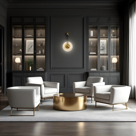 Kinkiet Bell LED CCT w kolorze przezroczystym (LP-1702/1W TR) - Light Prestige