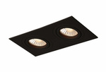 Lampa podtynkowa Metis 2 czarna idealna do wnętrz (LP-2780/2RS BK) - Light Prestige