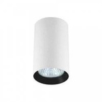 Oczko sufitowe Manacor białe z czarnym ringiem 9cm (LP-232/1D - 90 WH/BK) - Light Prestige