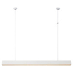 Lampa wisząca Mira L LED CCT Tuya w kolorze białym (LP-1201/1P L WH Smart) - Light Prestige