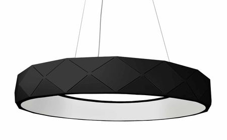Elegancka lampa wisząca Reus LED w kolorze czarnym (LP-8069/1P LED BK) - Light Prestige