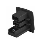 Zaślepka 3F czarna - elegancki detal do wnętrza (LP-556/END 4W BK) - Light Prestige