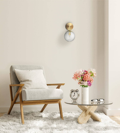 Kinkiet ARETTE - eleganckie oświetlenie do każdego wnętrza (LP-133/1W) - Light Prestige