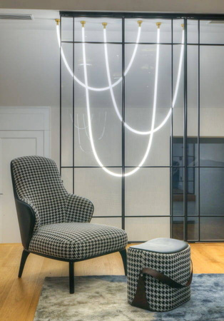 Lampa wisząca ROPE LIGHT - eleganckie oświetlenie, które ożywi każde wnętrze (LP-642/4M) - Light Prestige