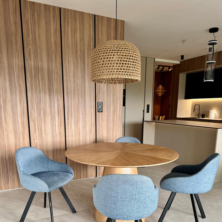 Lampa wisząca Kanso ratanowa 50 cm jasne drewno 1xE27 (LP-2025/1P 50 cm) - Light Prestige