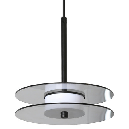 Szklana lampa wisząca Casy dymna LED CCT (LP-3176/1P S SM) - Light Prestige
