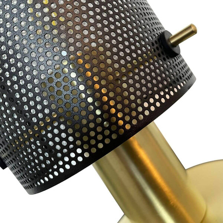 Lampa stołowa Tirana w kolorze czarnym, 1xE27 (LP-945/1T BK) - Light Prestige