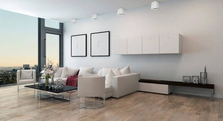 Oprawa natynkowa Merano 1 - elegancka forma i doskonałe oświetlenie (LP-2790/1SM WH) - Light Prestige