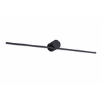 Elegancki kinkiet w minimalistycznym wydaniu, czarny (LP-777/1W L BK) - Light Prestige