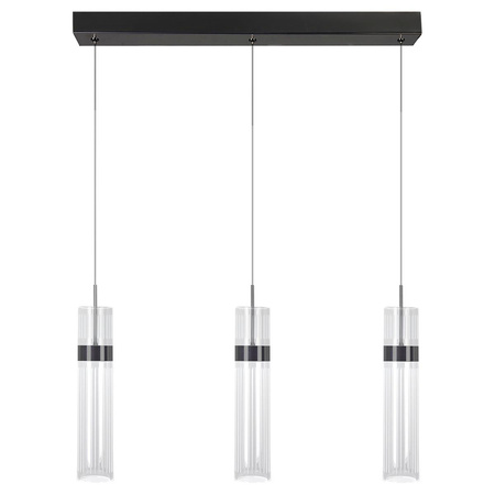 Lampa wisząca LED Ambiente 3 w kolorze grafitowym (LP-1510/3L grafit) - Light Prestige