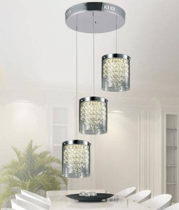 Plafon sufitowy Cantos 3 - doskonałe oświetlenie do każdego wnętrza (LP-1114/3C) - Light Prestige
