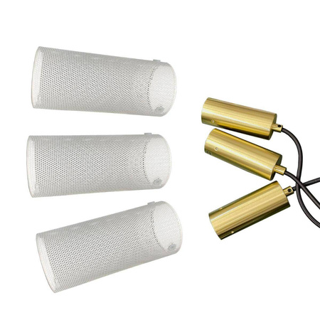 Lampa wisząca TIRANA w eleganckiej bieli (LP-945/3L WH) - Light Prestige