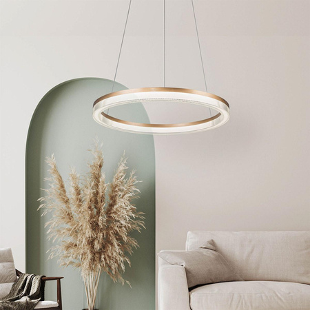 Lampa wisząca Midway Cristal w eleganckim wydaniu (LP-033/1P S GD Cristal Triangle) - Light Prestige