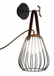 Kinkiet Bacoli Czołowy (LP-1212/1W BK) – Light Prestige