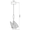 Lampa wisząca Mariposa w kolorze (LP-1715/1P color) - Light Prestige