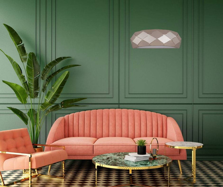 Kinkiet w kolorze złotym REUS - elegancka oprawa świetlna (LP-8069/1W GD) - Light Prestige