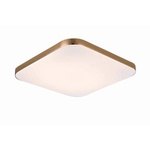 Plafon kwadratowy BABILON 4000K złoty (LP-335/1C M 4GD square) - Light Prestige