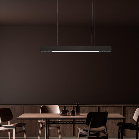 Lampa wisząca Cali M LED CCT Tuya czarna (LP-1301/1P M BK Smart) - Light Prestige