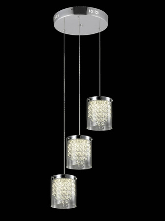 Plafon sufitowy Cantos 3 - doskonałe oświetlenie do każdego wnętrza (LP-1114/3C) - Light Prestige