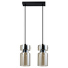 Podwójna lampa wisząca Nivio w kolorze dymnym 2xE27 (LP-2811/2L AM) - Light Prestige