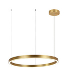 Lampa wisząca Midway mała, złota - elegancja w każdym detalu (LP-033/1P S GD) Light Prestige