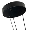 Lampa wisząca Plum 1 LED CCT czarna duża (LP-0407/1P L BK Triangle) - Light Prestige