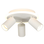 Lampa sufitowa Parma - okrągła, biała (LP-0612/3C Round WH) - Light Prestige
