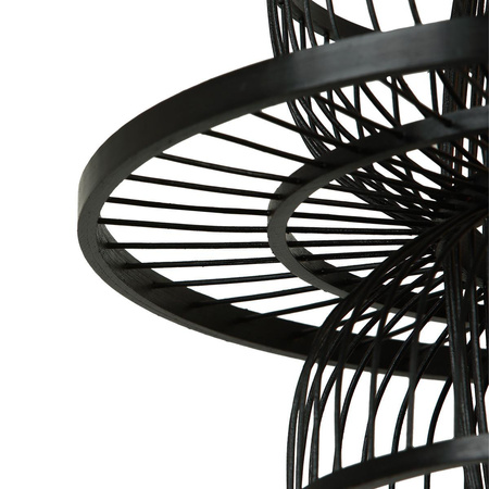 Lampa wisząca ratanowa Astra czarna 1xE27 (LP-3110/1P BK) - Light Prestige