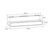 Reflektor Magnetic Slim 12W LED 4000K biały (LP-626-MAG SLIM 12W 4WH) - Light Prestige