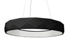 Elegancka lampa wisząca Reus LED w kolorze czarnym (LP-8069/1P LED BK) - Light Prestige