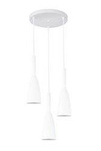 Wisząca lampa Solin 3-talerzowa w białym kolorze (LP-181/3P WH) - Light Prestige