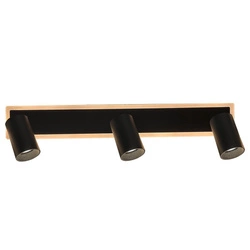 Lampa sufitowa Parma 3xGU10 z LED CCT czarna (LP-0612/3WS BK) - Light Prestige