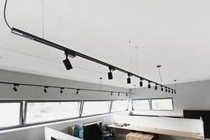 Zestaw szynowy Snow w kolorze czarnym (LP-737 BK SET) - Light Prestige